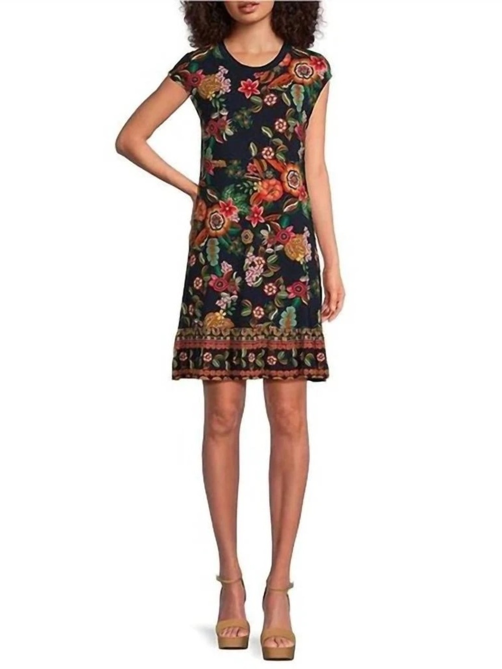 Johnny Was Janie Favorite Tank Tiered Dress - Floral Clarkwood - Medium EUC